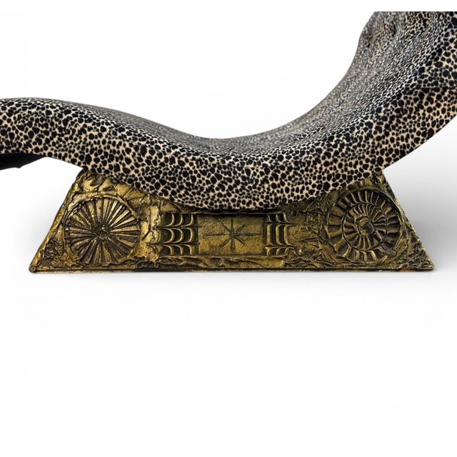 Craft Associates 1970s Adrian Pearsall Brutalist Wave Chaise Longue Chair - Mid Century Modern Lounge For Sale - Image 4 of 12