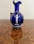 Mary Gregory Blue Glass Decanter, 1860s For Sale - Image 4 of 7