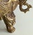 Antique Chinese Ming-Style Brass Foo Dog Incense Burner Sculpture For Sale - Image 10 of 15