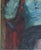 1970s Antique Oil Painting: Young Woman Portrait by Ukrainian Artist Nikolenko 53-42 For Sale - Image 5 of 6