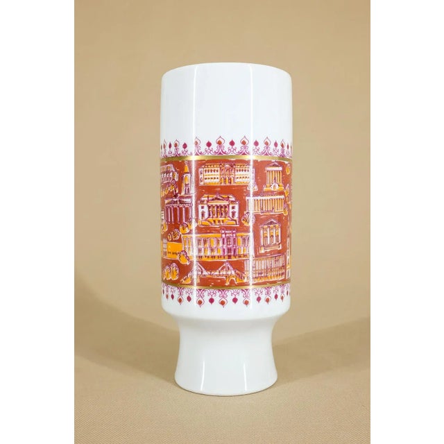 Mid-Century Modern Vase by Gottfried Stör & Gerhard Nussmann for Wallendorf, 1970s For Sale - Image 3 of 17