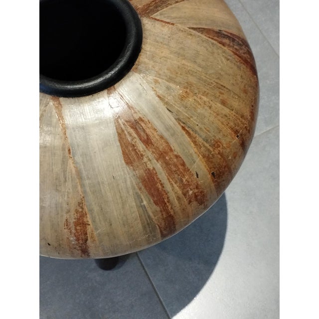Large Vintage Vase in Leaves, 1950s For Sale - Image 7 of 15