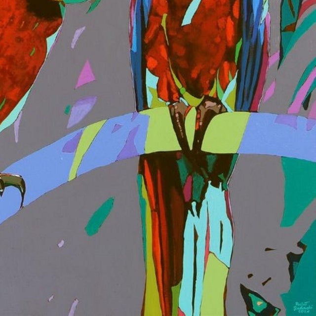 Early 21st Century Rafal Gadowski, Parrot 20, 2026, Oil on Canvas For Sale - Image 5 of 6