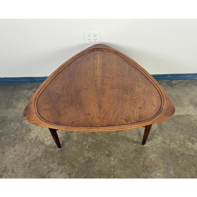Wood Sculptural Walnut Coffee Table, Danish Modern, 1950s Design For Sale - Image 7 of 17