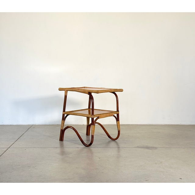 Vintage Wicker and Bamboo Lounge Set, 1960s, Set of 3 For Sale - Image 6 of 18