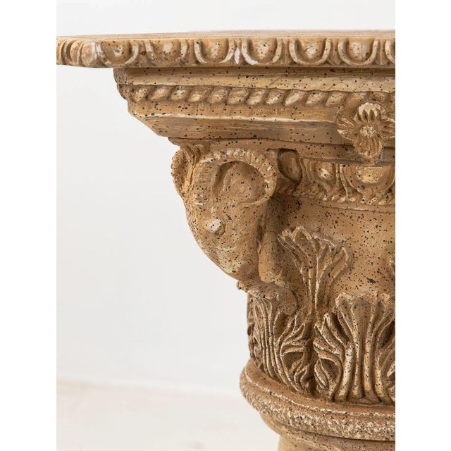 Late 20th Century Lucite and Limestone Column or Pedestal For Sale - Image 5 of 11