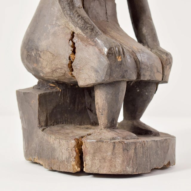 Early 20th Century Mossi Seated Figure Burkina Faso For Sale - Image 9 of 9