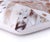 2020s Luxury Tan & White Genuine Cowhide Leather Chevron Throw Pillow 16x24 | Handmade Designer Lumbar Cushion For Sale - Image 5 of 5