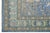 Modern Tabriz Style Medallion Wool Area Rug – Vibrant Blue, Sage Green & Yellow For Sale - Image 10 of 12