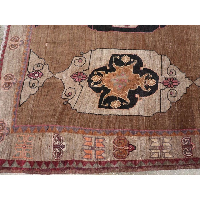 Mid 20th Century Galerie Shabab Collection Mid-20th Century Turkish Anatolian Tribal Carpet For Sale - Image 5 of 8