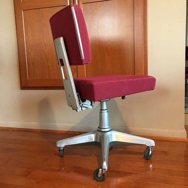 Vintage Mid Century Good Form Industrial Tanker Office Chair Chairish