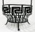 Metal Vintage Iron Greek Key Fruit Bowl For Sale - Image 7 of 7
