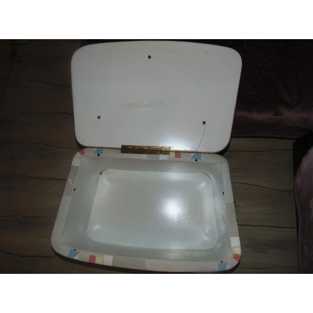 Wood Vintage Chest, 1960s For Sale - Image 7 of 8