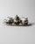 Vintage Silver Plated Coffee Set with Two Espresso Cups with Ceramic Inlays, 1960s For Sale - Image 9 of 13