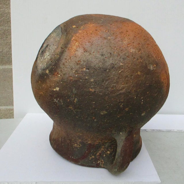 Stone Ware Native Storage Jar. For Sale In New York - Image 6 of 11