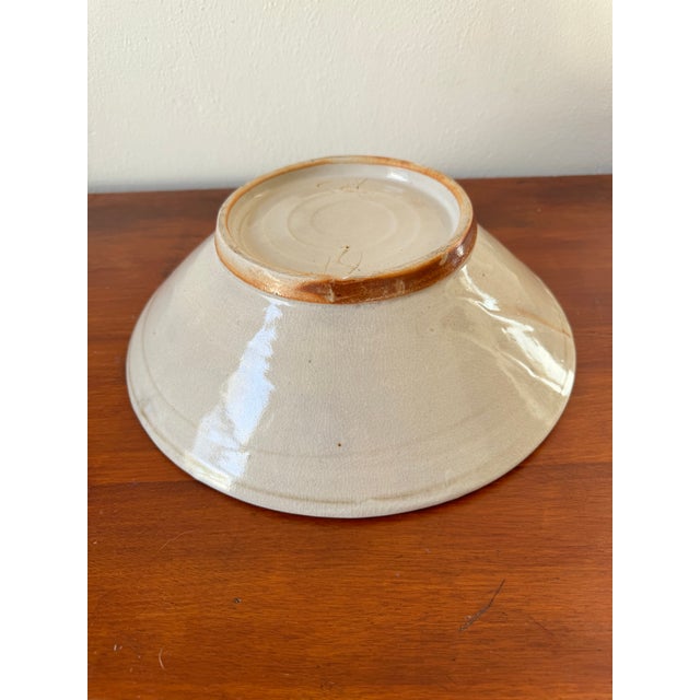 Signed Studio Pottery Serving Bowl For Sale In Boise - Image 6 of 9