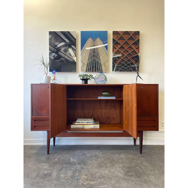 Danish Teak Sideboard by Ejvind A. Johansson, Attributed For Sale - Image 9 of 15