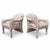 Kagan Style Postmodern Sculptural Chairs by Carson’s - a Pair For Sale