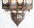 Moroccan Hanging Clear Glass Lantern in a Moorish Star Shape For Sale In Palm Springs - Image 6 of 12