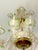 Green and Gold Murano Glass Chandelier, 1990s For Sale - Image 13 of 14