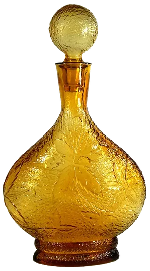 Italian Colored Glass Carafe from Empoli, 1970s