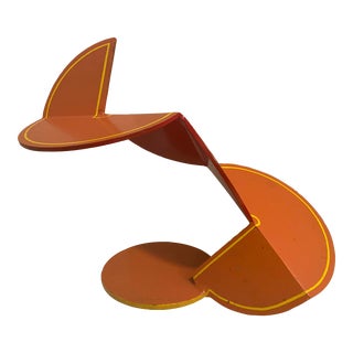 Midcentury, Painted Steel Sculpture, Charles Smith (1922-2009), 1969 For Sale