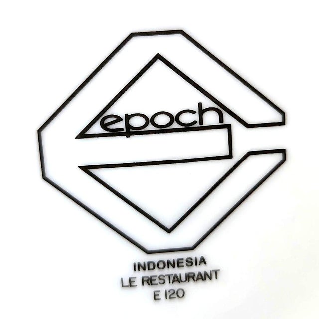 Vintage Le Restaurant Dinner Plates by Epoch, Set of 4 For Sale - Image 10 of 10