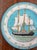 We are selling this charming and colorful English Wedgwood plate. This plate is hand decorated with a sailing ship on...