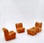 Mini Doll Furga Chairs and Ottoman for Lucia Furniture, Italy, 1960s, Set of 4 For Sale - Image 9 of 9