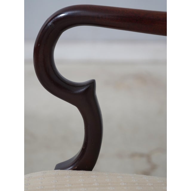 Pair of Southwood Mahogany Arm Chairs For Sale - Image 11 of 18