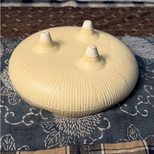 Vintage Ceramic Ikebana Bowl, 1980s For Sale - Image 4 of 11