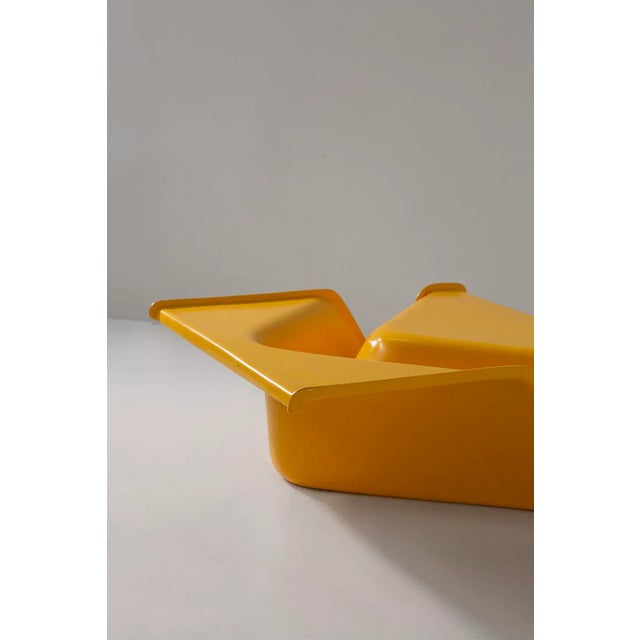 Yellow Yellow Coffee Table by Cesare Leonardi and Franca Stagi for Kappa, 1970s For Sale - Image 8 of 11