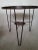 French Rattan and Iron Bistro Table, 1950s For Sale - Image 4 of 11