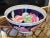 Vintage Hand Painted Deep Cobalt Blue Porcelain Bowl - 10" For Sale - Image 10 of 11