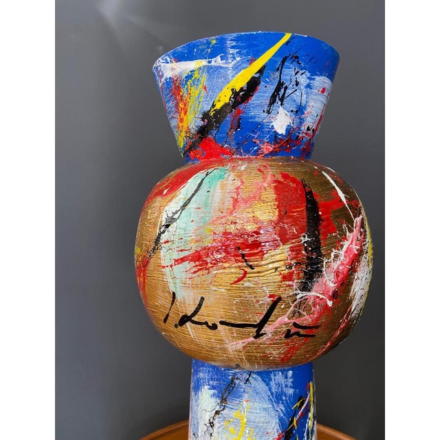 Metal Vase by Silvio Formichetti, 2000s For Sale - Image 4 of 10