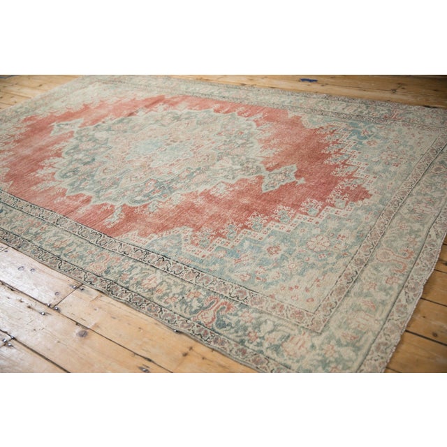 Old New House Vintage Distressed Anatolian Carpet - 6' x 8'9" For Sale - Image 4 of 10