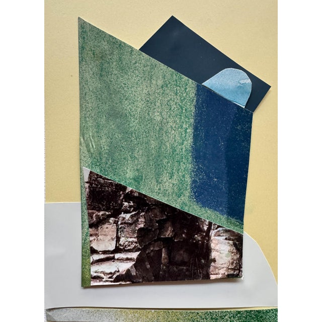 "Pop Music 6" Original Mixed-Media Collage on Paper by Zac Woodiel For Sale - Image 4 of 15