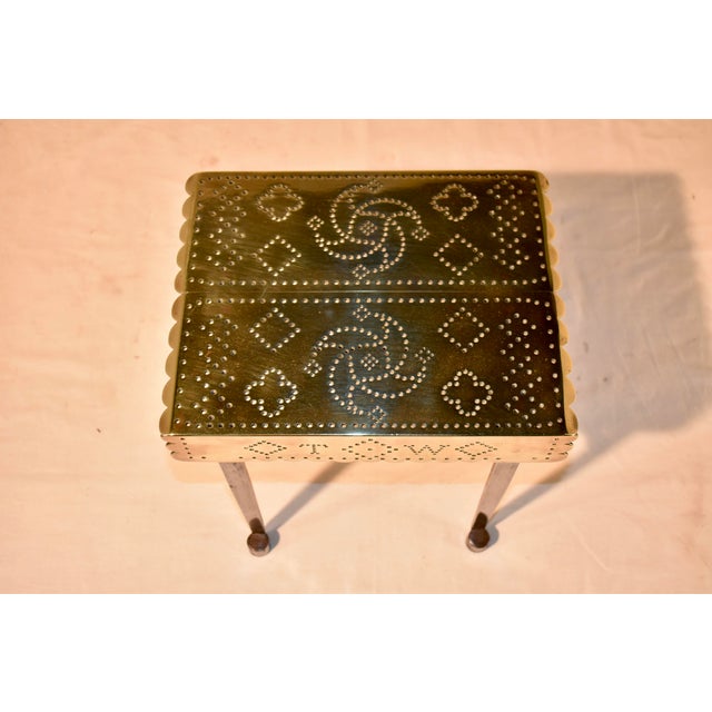 Brass Late 18th/Early 19th Century Kettle Stand For Sale - Image 8 of 11