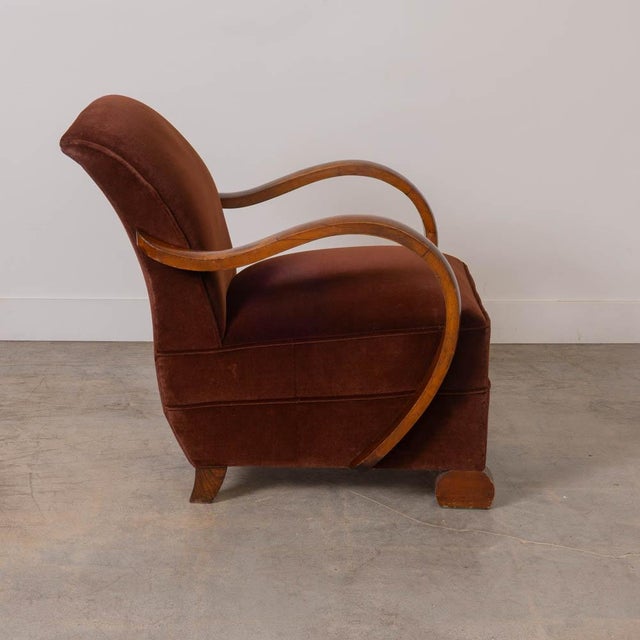 Pair of 1930s French Art Deco Chairs For Sale In Los Angeles - Image 6 of 16