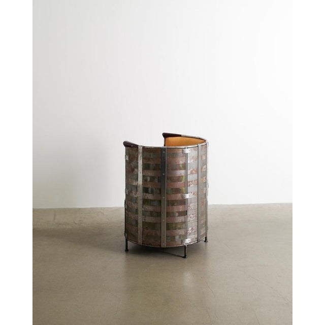 Swedish Contemporary Moose Chair in Aluminium & Leather by Mats Theselius for Källemo, 1990s For Sale - Image 3 of 7