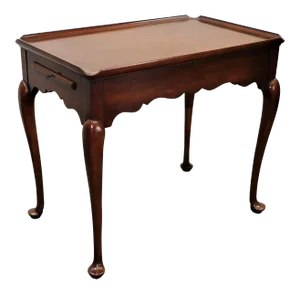 Statton Queen Anne Style Cherry Tea Table