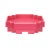 Transitional Japandi Tray in Fuchsia For Sale - Image 3 of 4