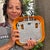 Vintage Swedish Orange Kitchen Scale for Wall Mounting from EKS For Sale - Image 6 of 11