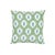 This pillow features Indio Ikat with Presidio Ikat on back and a Knife Edge finish. True warp prints, these cotton ikats...