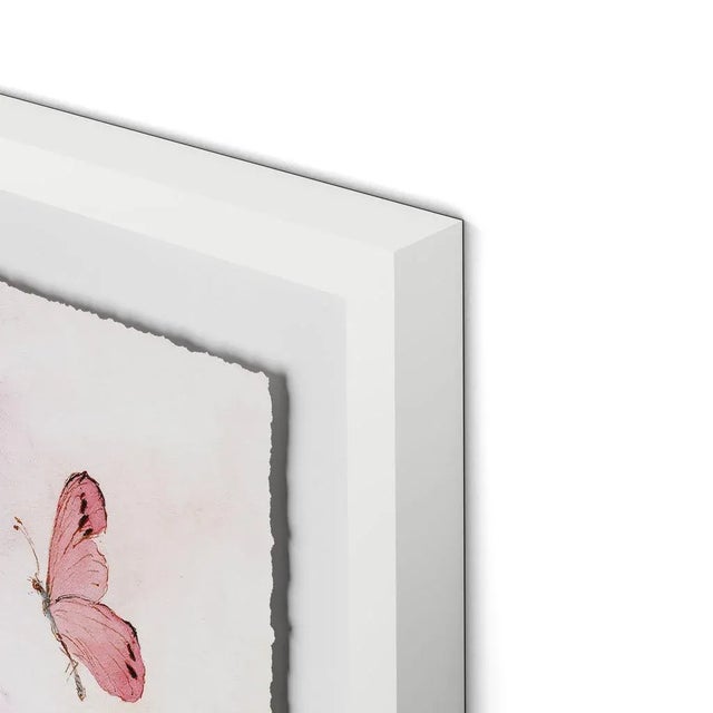 DESCRIPTION: Blush Botanical 1 by Lia Burke Libaire in White Frame, Small Art Print on Paper SPECIFICATIONS: Type: Giclée...
