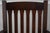 Wood Stickley Mission Oak Leather Office Chair For Sale - Image 7 of 18