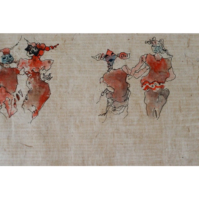 Dang Lebadang, Paysage, 1970s, Watercolor on Paper For Sale - Image 4 of 9