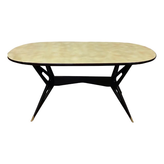 Vintage Italian Oval Table For Sale