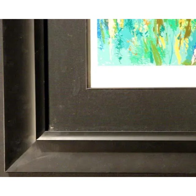 Impressionist "Resting Tiger" Contemporary LeRoy Neiman Hand-Signed and Numbered Lithograph, Framed For Sale - Image 3 of 12