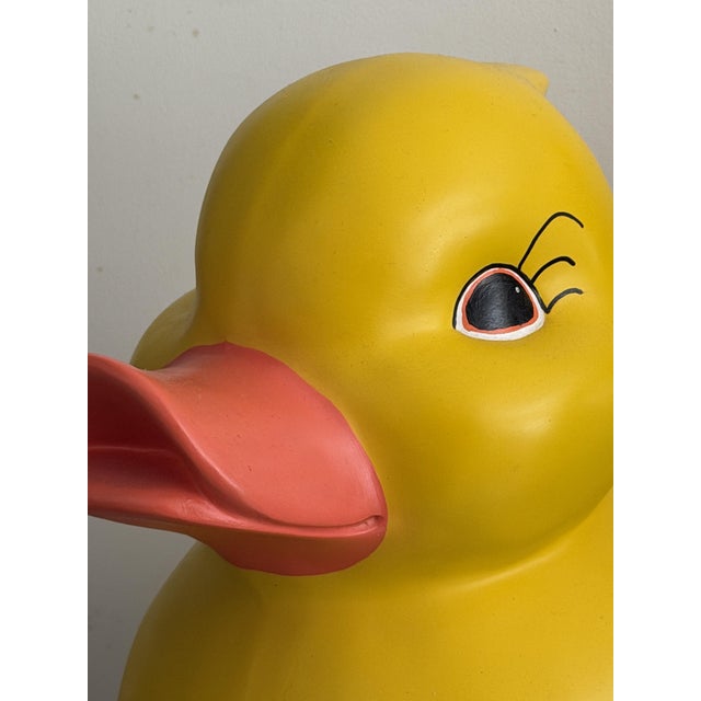 1990s Pop Art Yellow Bath Duck Statue, 1990 For Sale - Image 5 of 10